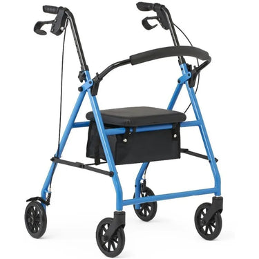 Folding Steel Walker with Seat